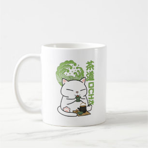 Mug Chat au thé vert Matcha