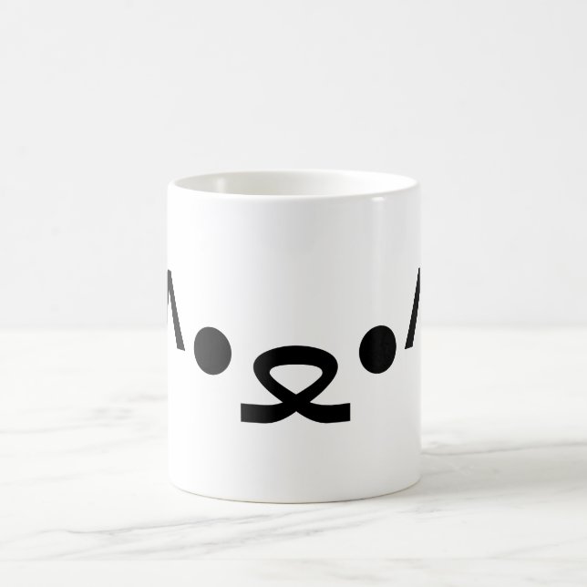 Mug Chat avec Paws Emoticon ฅ^ ・ ・^ฅ Kaomoji Japonais (Centre)