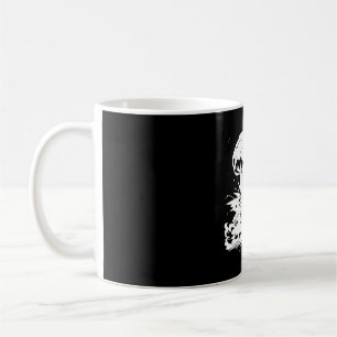 Mug Chat Badass avec lunettes de soleil marchant loin 