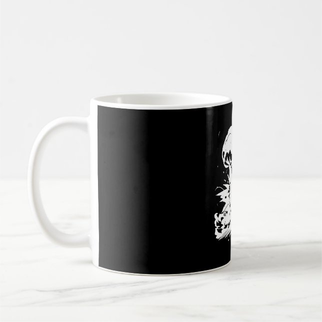 Mug Chat Badass avec lunettes de soleil marchant loin  (Gauche)