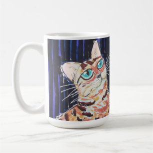Mug Chat Bengal Néo-Noir
