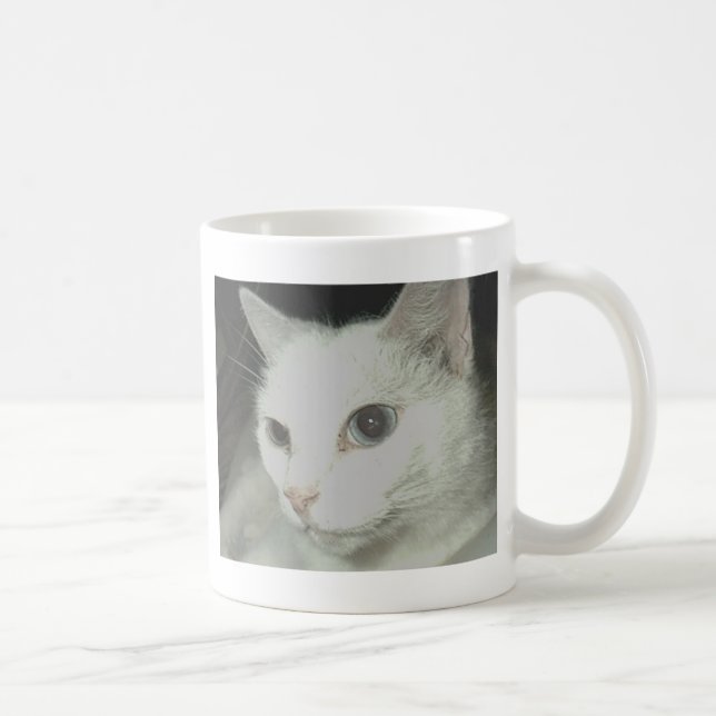 Mug Chat blanc (Droite)