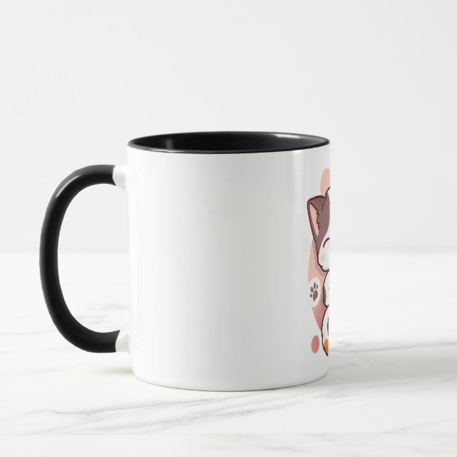 Mug Chat Boba Tea Bubble Tea Anime Kawaii Neko pour fi (Gauche)