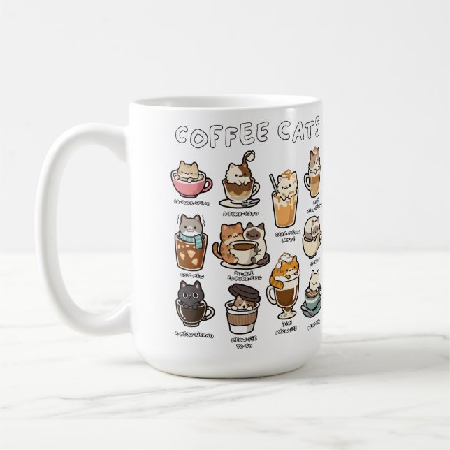 Mug Chat café  (Gauche)