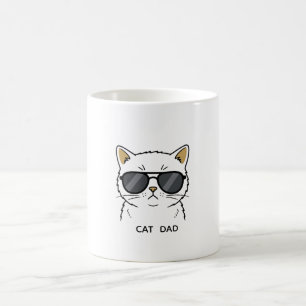 Mug Chat Calico Cool avec Lunettes de Soleil