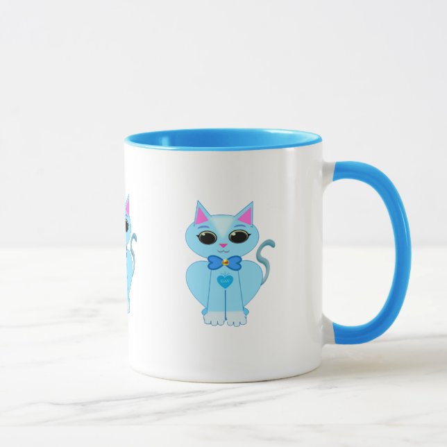 Mug Chat céleste mignon (Droite)