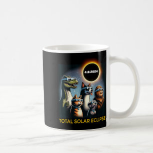 Mug Chat Chien Bigfoot Éclipse Gles Éclipse Solaire To