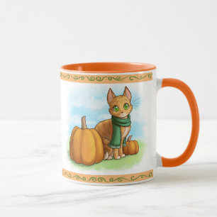 Mug Chat citrouille