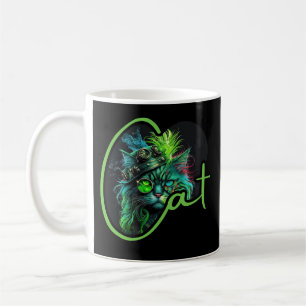 Mug Chat Cyber Steampunk - Amoureux des chats futurist