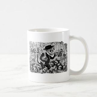 Mug Chat d'allée Calavera C. 1900's tôt Mexique