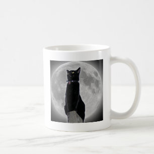 Mug Chat dans la lune