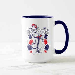 Mug Chat dans le Casquette   Lecture de livres