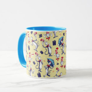 Mug Chat Dans Le Casquette Motif jaune