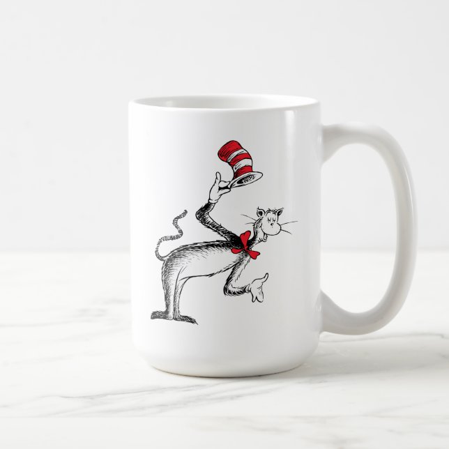 Mug Chat dans le Casquette prend une chèvre (Droite)