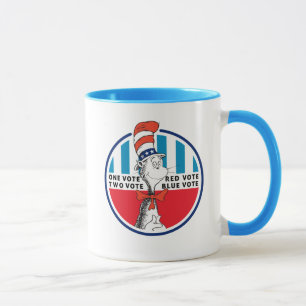 Mug Chat dans le Casquette Un vote, deux votes