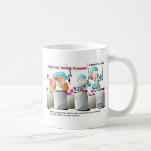 Mug Chat dans l'usine de poissons Cadeaux et objets de