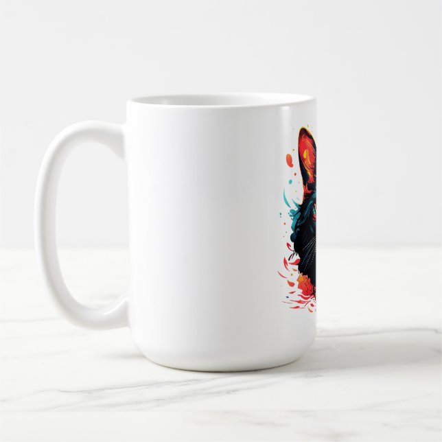 MUG CHAT DE COULEUR (Gauche)