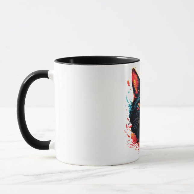 MUG CHAT DE COULEUR (Gauche)