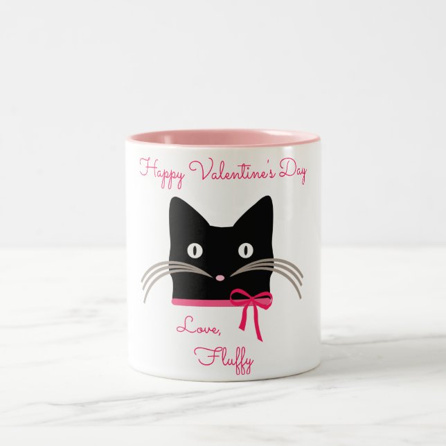 Mug Chat de la Saint-Valentin (Centre)