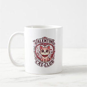 Mug Chat de la Saint-Valentin Dessin drôle pour amateu