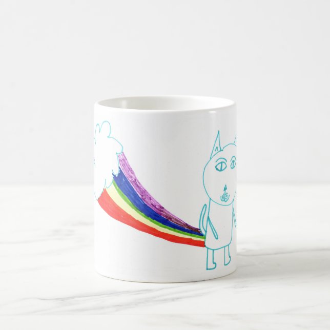 Mug Chat de l'arc-en-ciel de Walter (Centre)