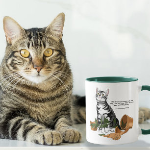 Mug Chat de méfaits végétaux