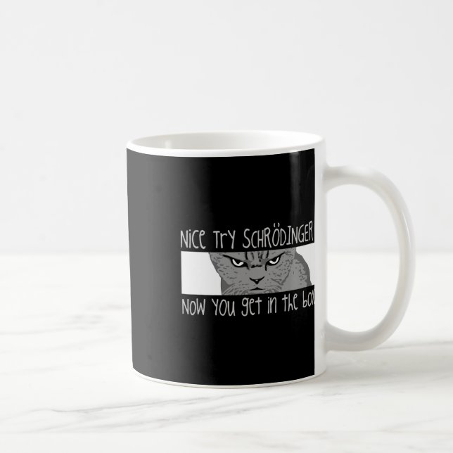 Mug Chat de Schrodinger - Physicien (Droite)