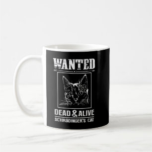 Mug Chat de Schrödinger Voulu Mort & Vivant Drôle de S