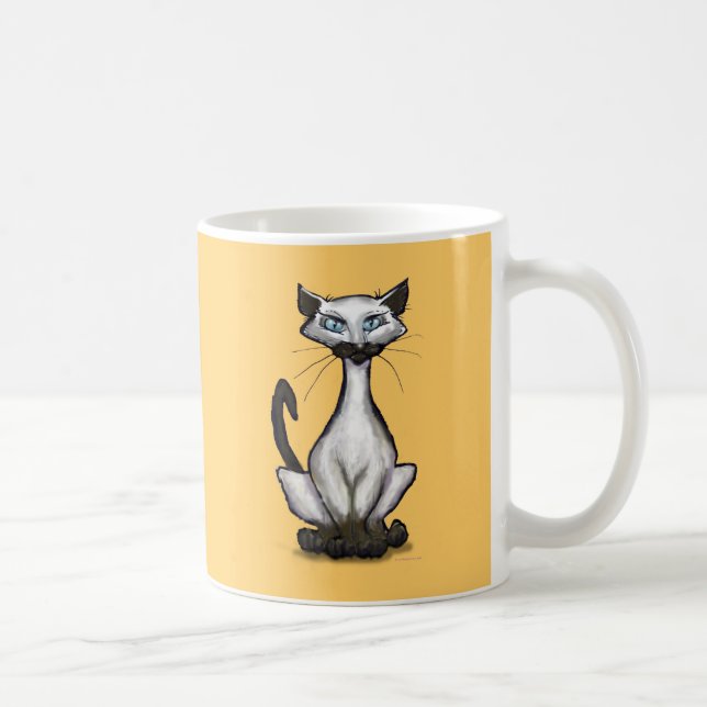 Mug Chat de Siamese (Droite)