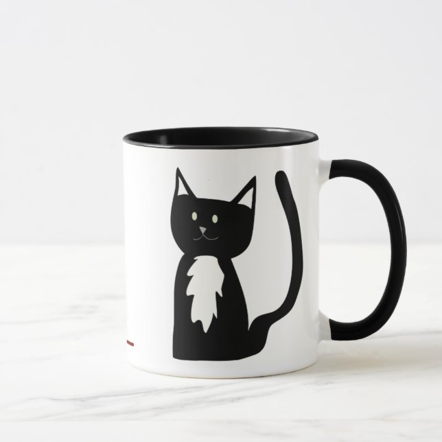 Mug Chat de smoking et boule de fil (Droite)