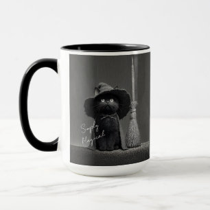 Mug Chat de sorcière simplement magique