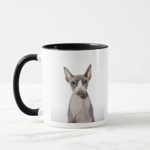 Mug Chat de Sphynx avec la langue
