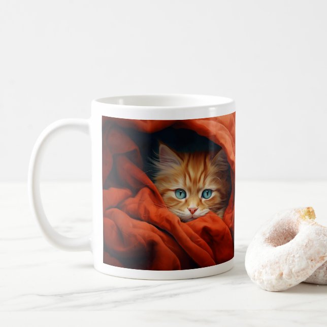 Mug Chat de vacances (Avec donut)