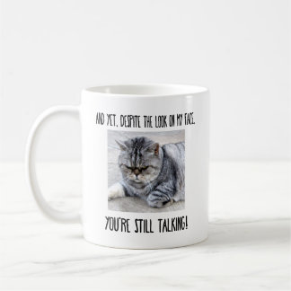 Mug chat drôle, cadeau personnalisé pour amateur d