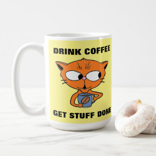 Mug Chat drôle dicton