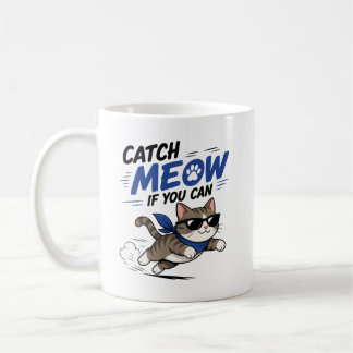 Mug Chat Drôle en Course