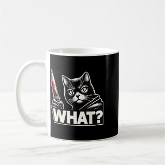 Mug Chat Drôle Quel Homme De Chat Noir D'Halloween Hum