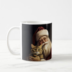 Mug Chat du Bengale avec Noël du Père Noël