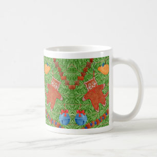 MUG CHAT EN PAIN D'ÉPICES Blanc