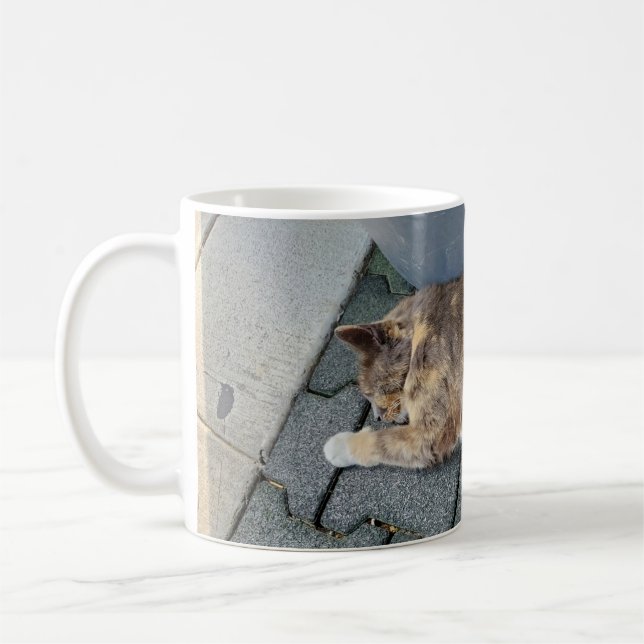 Mug Chat endormi (Gauche)