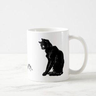 Mug Chat et grenouille vintages 1898 par Théophile Ste