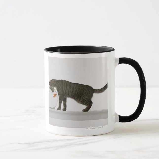 Mug Chat et poisson rouge (Droite)