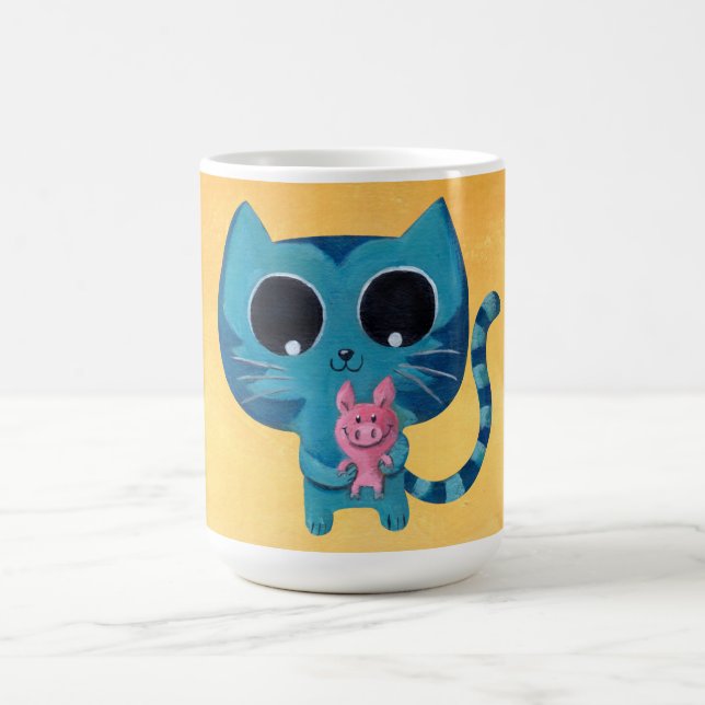 Mug Chat et porc mignons de Kitty (Centre)