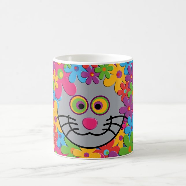 Mug Chat Flower (Centre)
