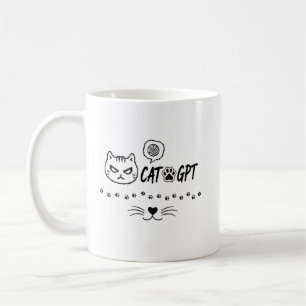 Mug Chat GPT IA drôle Pixel Chat / Citation Tech drôle
