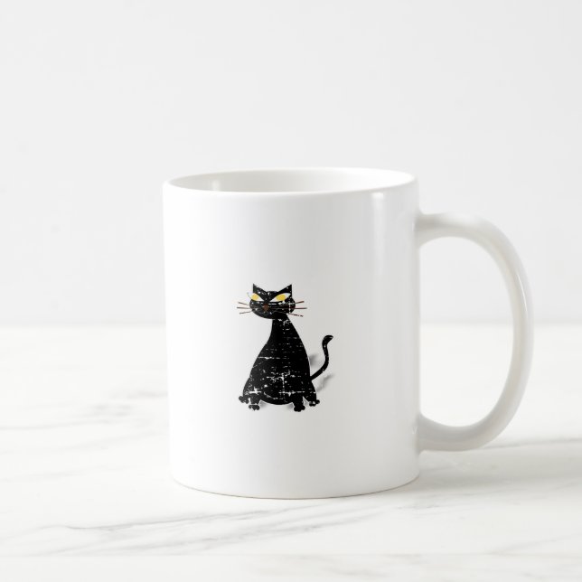 Mug Chat gras noir désossé (Droite)