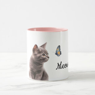 Mug Chat Grey Meow