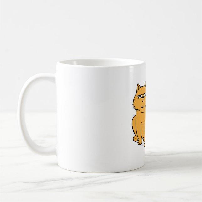 Mug Chat Grumpy - Mème Chat Drôle (Gauche)