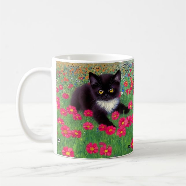 Mug Chat Gustav Klimt Tuxedo (Gauche)