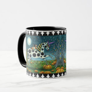 Mug CHAT HALLOWEEN PONY ET BAT CHAT Imaginaire Cheval